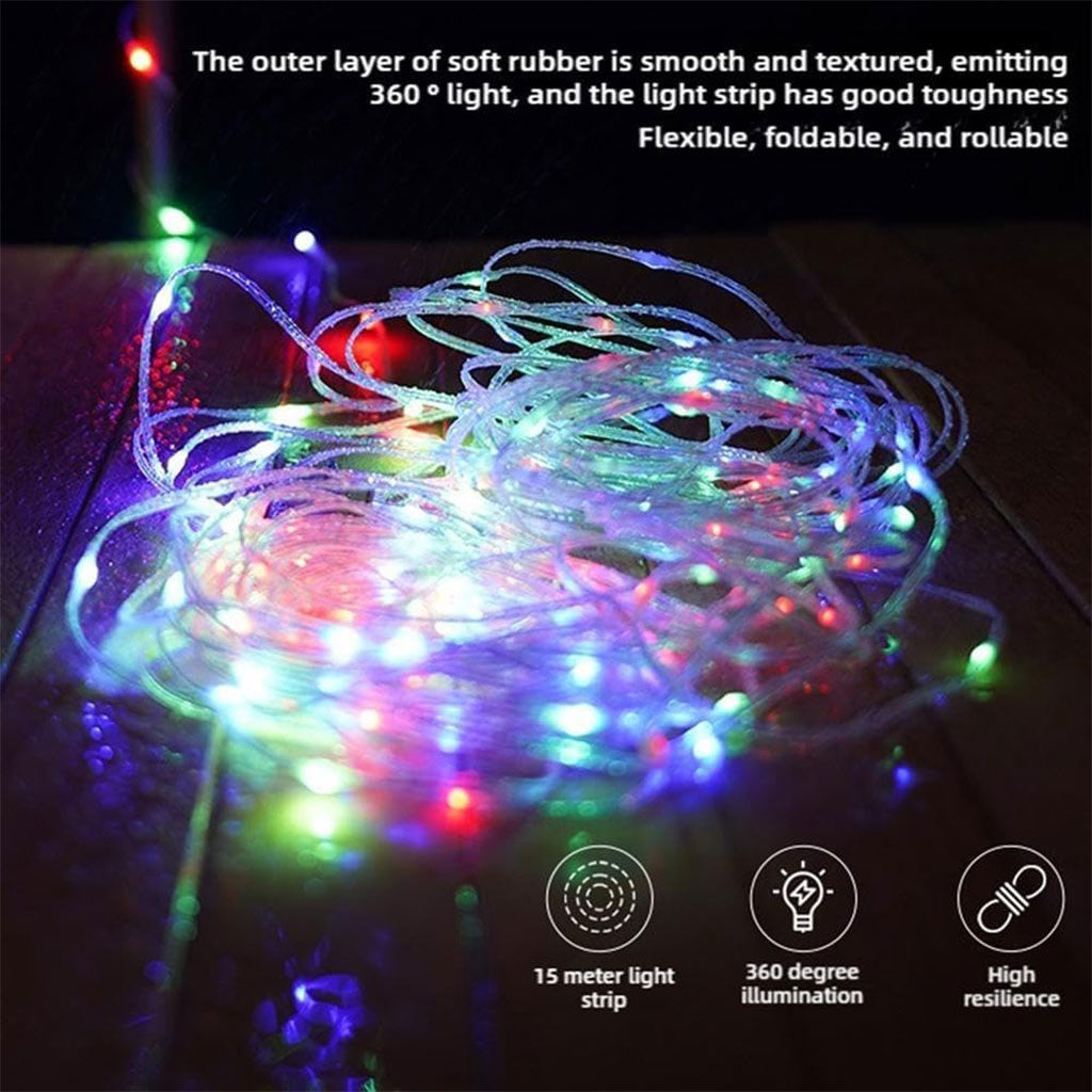 Guirlande lumineuse LED en forme de tente portable rechargeable pour camping – مصباح تخييم على شكل خيمة تنزوت