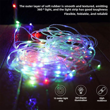 Guirlande lumineuse LED en forme de tente portable rechargeable pour camping – مصباح تخييم على شكل خيمة تنزوت