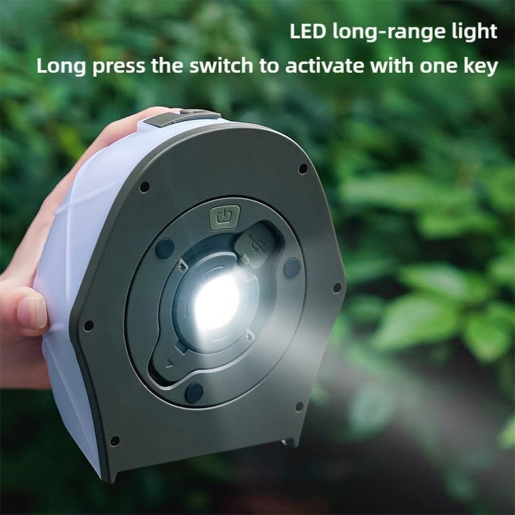 Guirlande lumineuse LED en forme de tente portable rechargeable pour camping – مصباح تخييم على شكل خيمة تنزوت