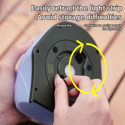 Guirlande lumineuse LED en forme de tente portable rechargeable pour camping – مصباح تخييم على شكل خيمة تنزوت