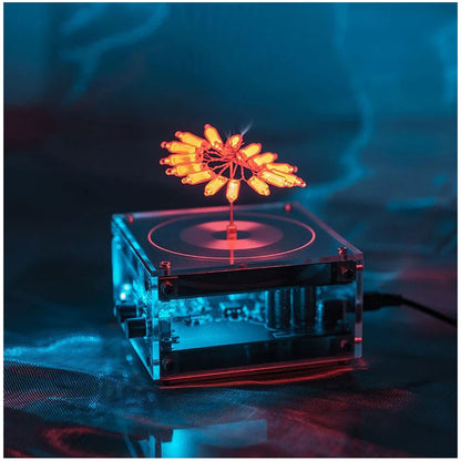Bluetooth Mini Music Tesla Coil Kit,10 Cm Solid State Touchable Artificial Lightning - تنزوت