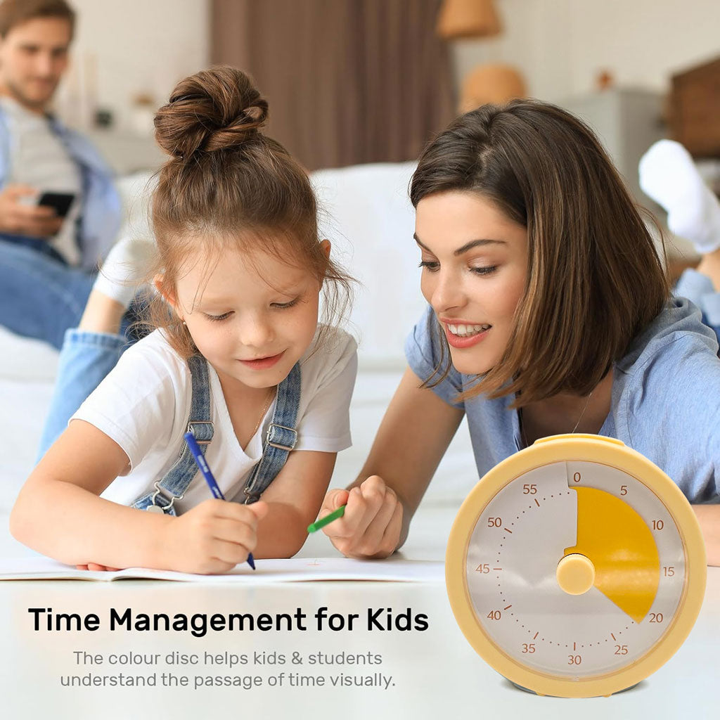 Minuteur visuel 60 minutes outil de gestion du temps multifonctions - تنزوت