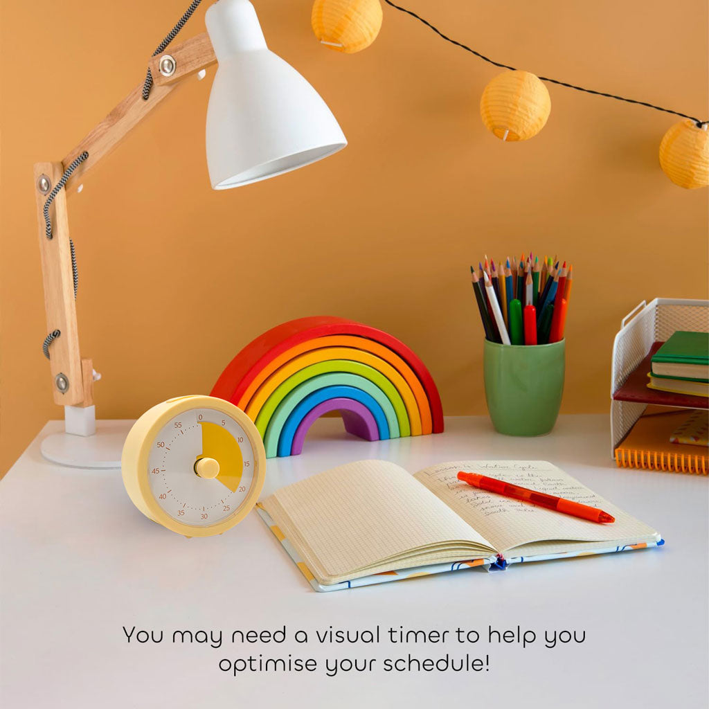Minuteur visuel 60 minutes outil de gestion du temps multifonctions - تنزوت