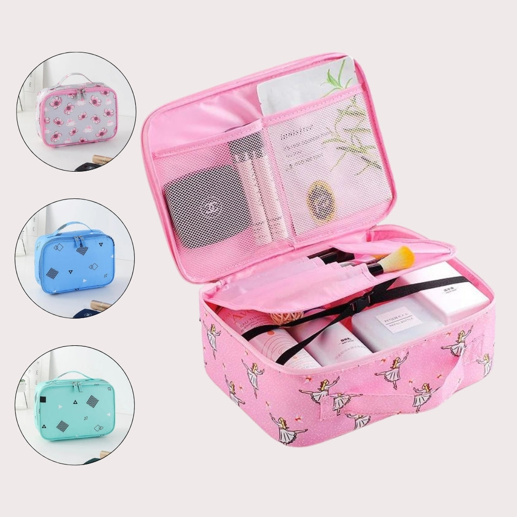 Pochette de maquillage et de cosmétiques, trousse de toilette Pour voyages تنزوت