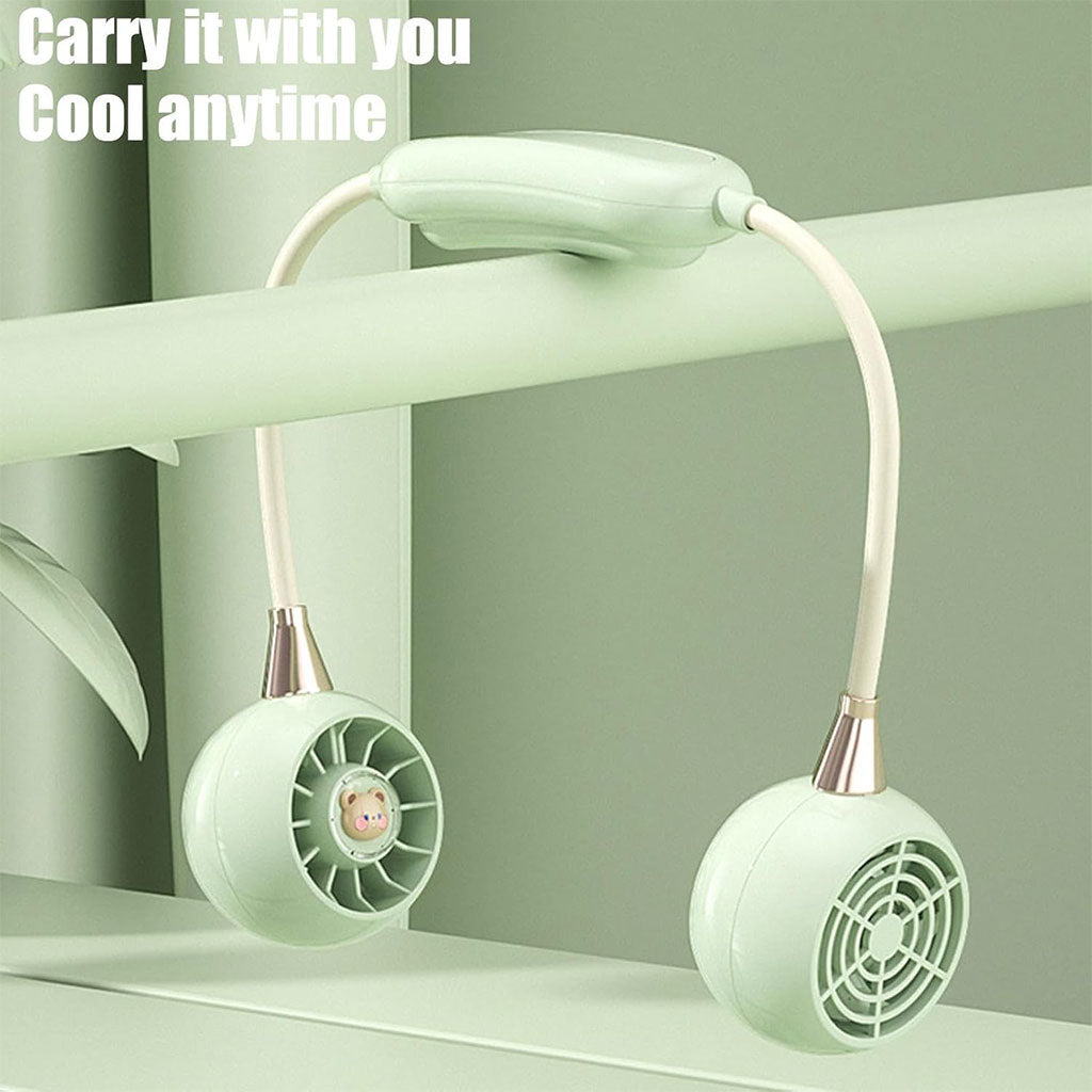 Ventilateur De Cou Rechargeable À 3 Vitesses DM68A – مروحة عنق تنزوت