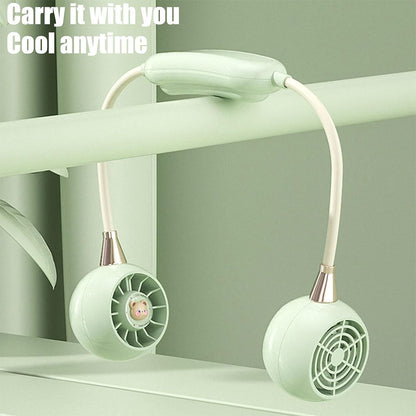 Ventilateur De Cou Rechargeable À 3 Vitesses DM68A – مروحة عنق تنزوت