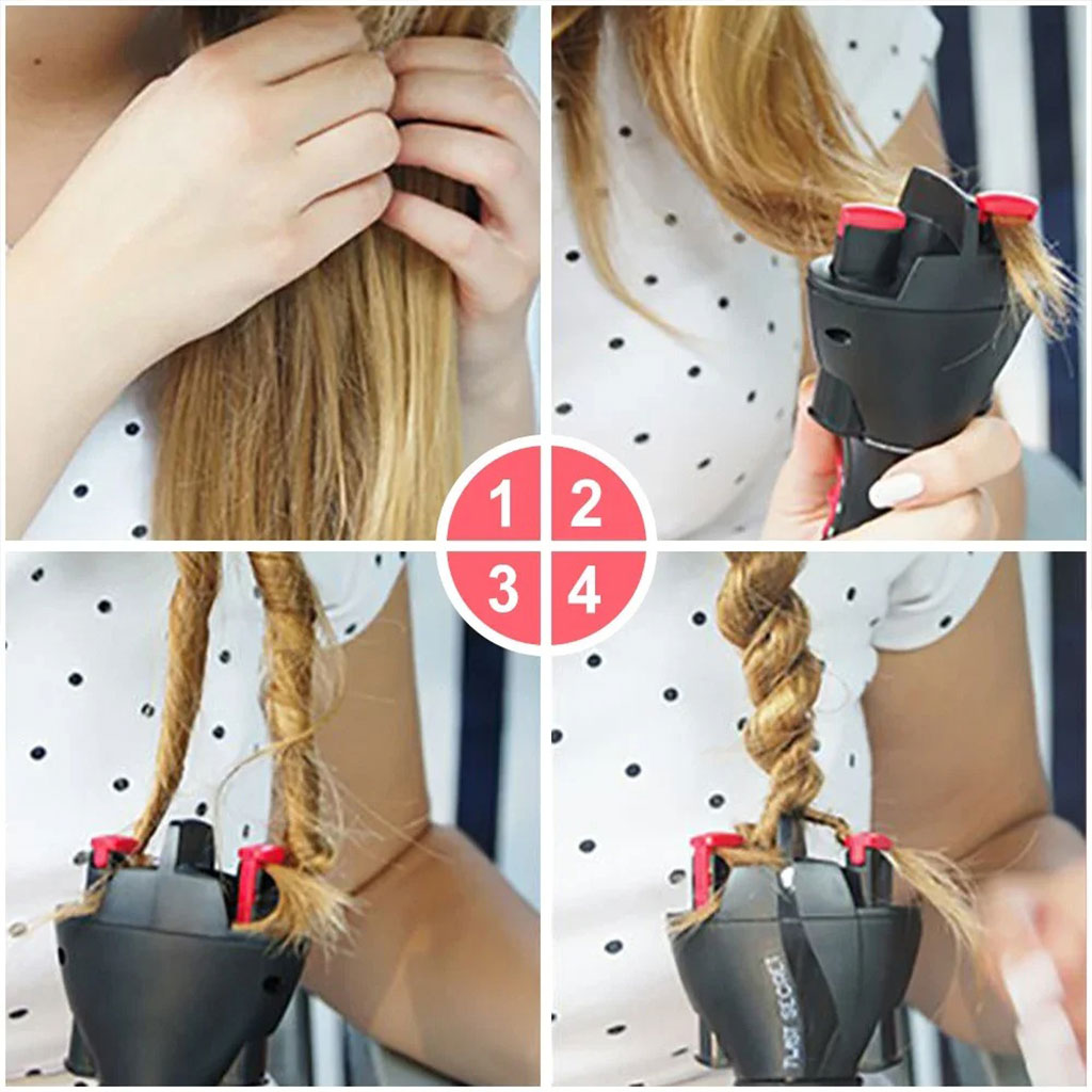 Appareil à tresser les cheveux automatique torsion rapide تنزوت