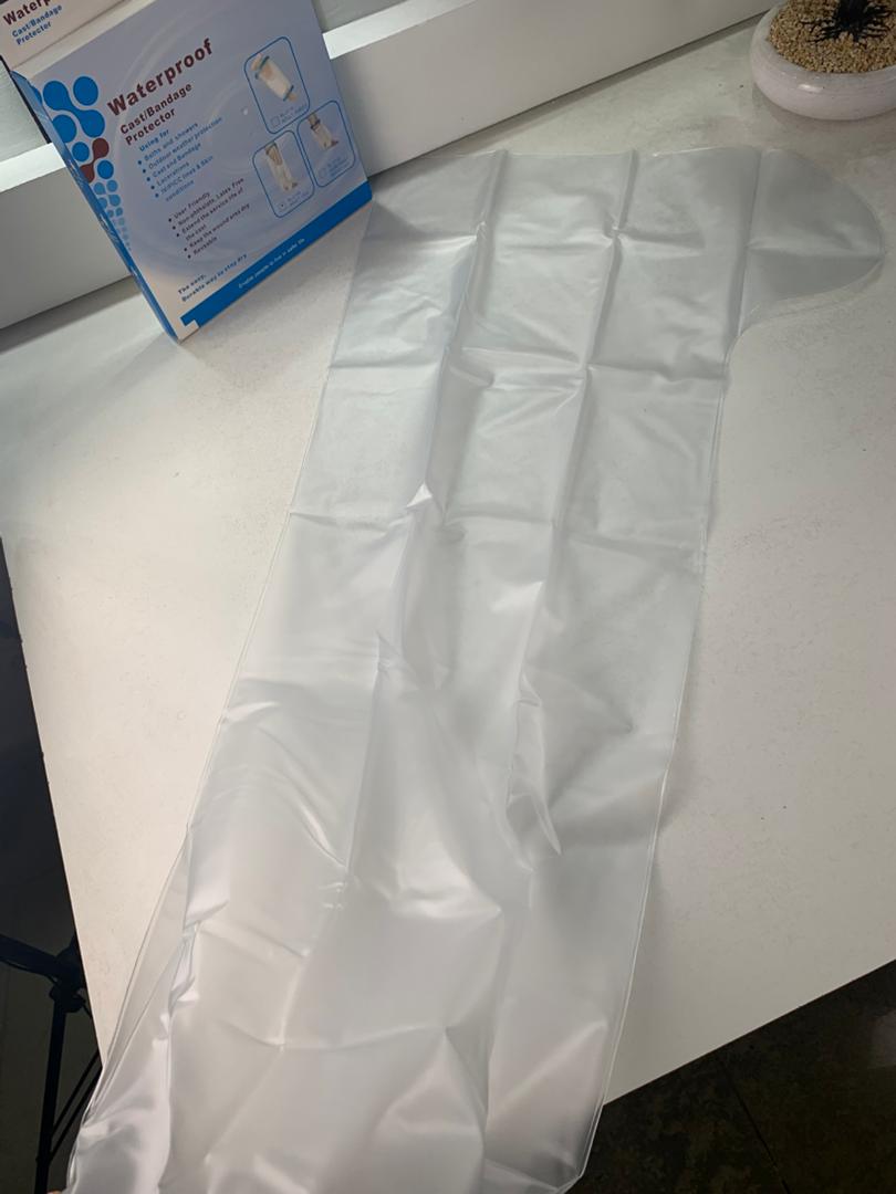 Housse de plâtre imperméable pour la douche, protection pour jambe adulte – غطاء عازل للمياه للرجل المكسورة كاملة تنزوت