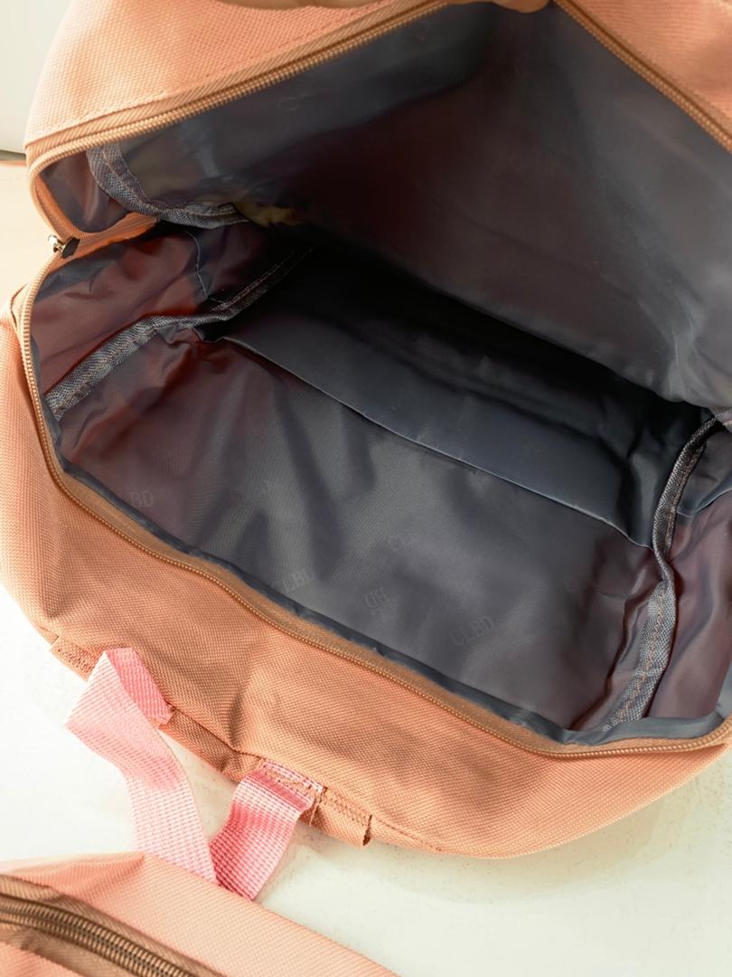 Ensemble de sacs d’école Kawai pour adolescents 4Pcs V3 CLBD Rose – محفظة 4 قطع كاواي وردي تنزوت