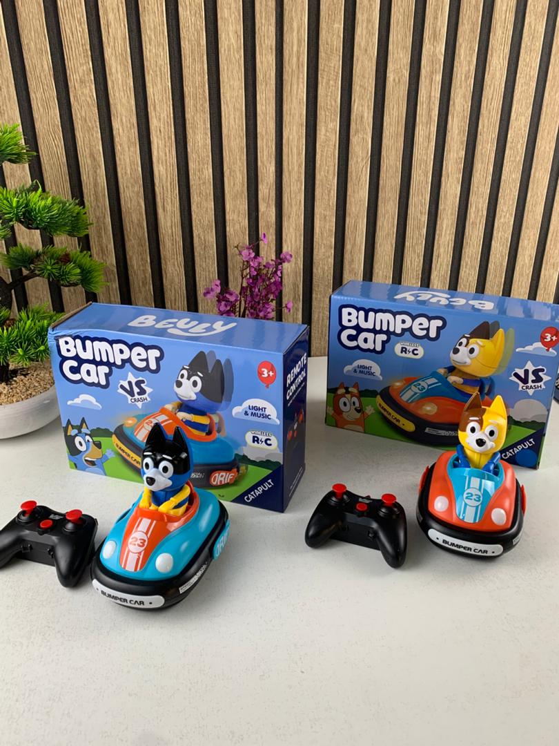 Voiture Télécommandée Crash Bumper Rechargeable 2Pcs pour Enfants – لعبة سيارات اللاسلكية للأطفال - تنزوت