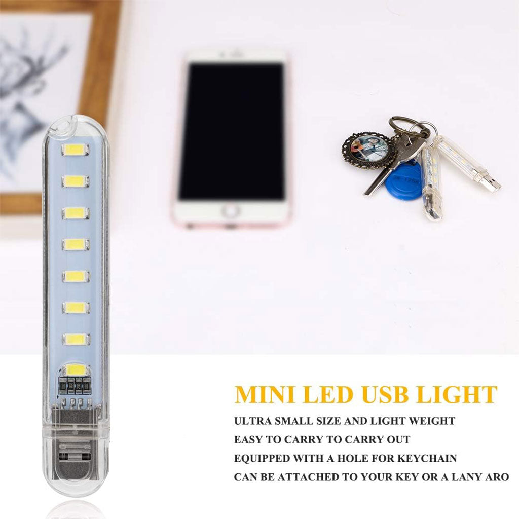 Porte Clé Mini-Lampe à LED USB – مصباح محمول بحجم صغير تنزوت