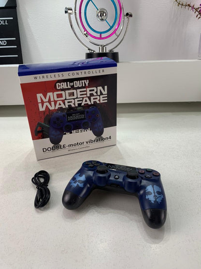 SONY DualShock Manette PS4 Sans Fil, Batterie Rechargeable (High Copy) – Edition Moderne Warfare تنزوت