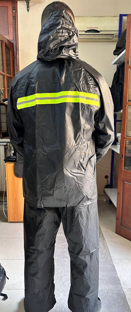 Ensemble De Pluie Imperméable Veste Et Pantalon avec Doublure Intérieure V2 – بدلة مقاومة للماء سميكة - تنزوت