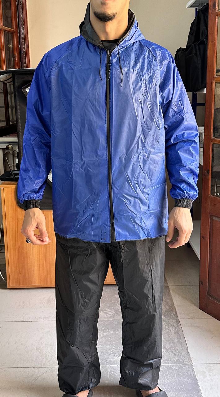 Ensemble De Pluie Imperméable Veste Et Pantalon avec Doublure Intérieure V2 – بدلة مقاومة للماء سميكة - تنزوت
