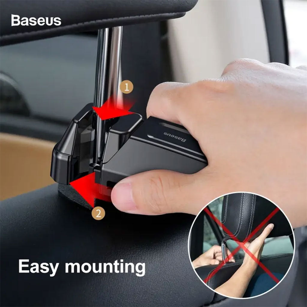 Support de téléphone portable pour siège arrière de voiture – حامل هاتف للمقعد الخلفي في السيارة - تنزوت