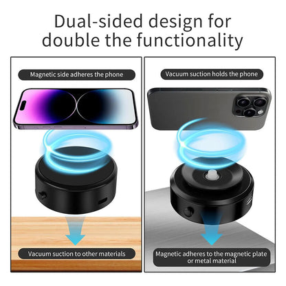Support de téléphone double face ventouse électrique – حامل هواتف مغناطيسي - تنزوت