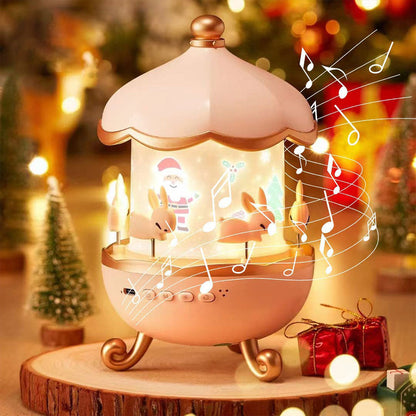 Projecteur ciel étoilé lapins rotation à 360° pour chambre d’enfants – جهاز تنويم الأطفال برسومات ملونة
