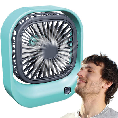 Mini ventilateur carré rechargeable par USB – مروحة مكتب قابلة للشحن تنزوت