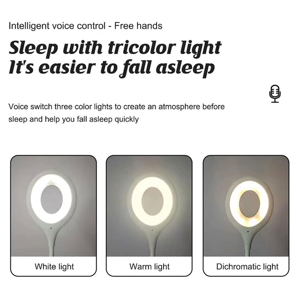 Lampe LED USB de Lecture à Commande Vocale – مصباح يعمل بالصوت تنزوت