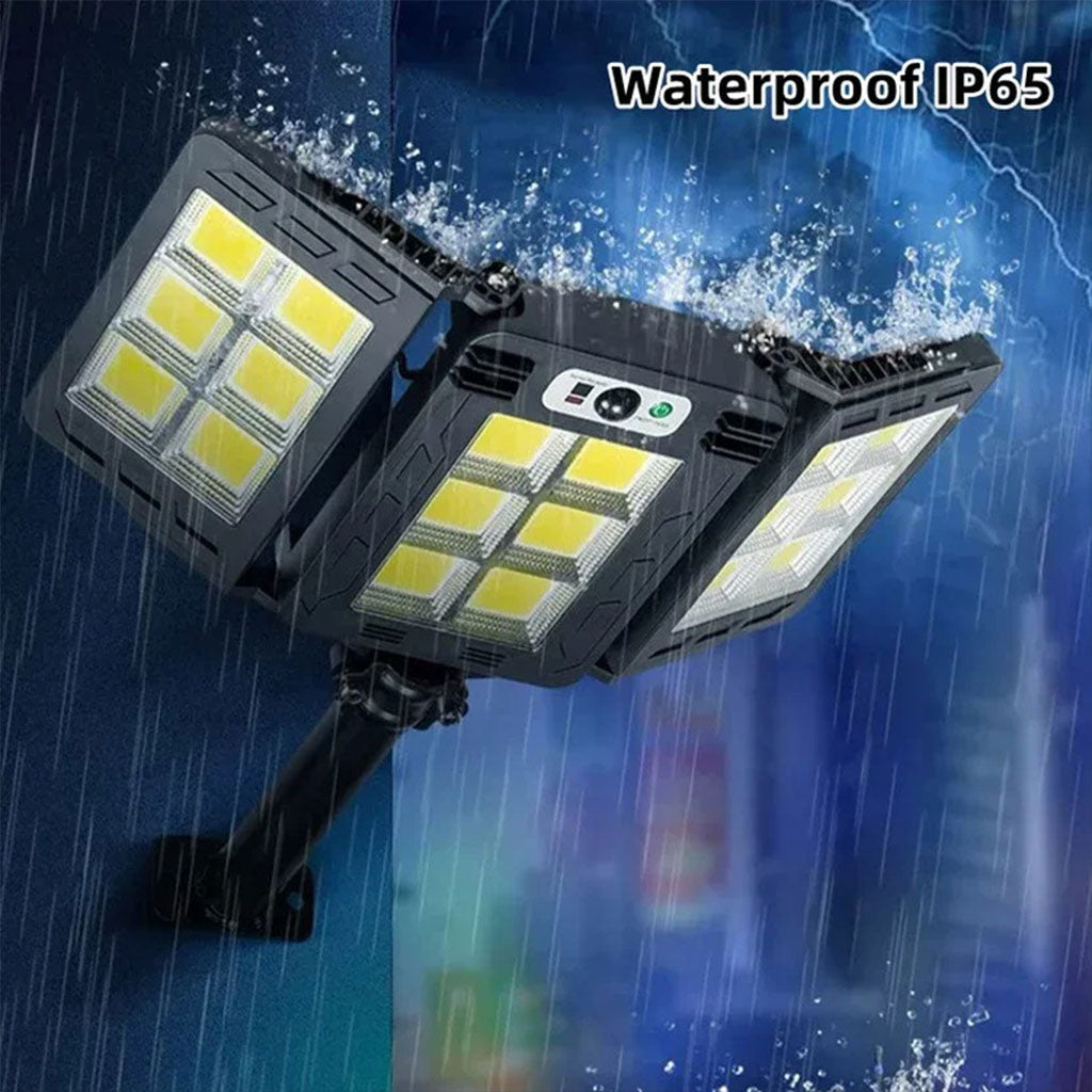 Lampes Solaires Extérieure Super lumineuse avec 3 Panneaux 800LED et Télécommande – مصباح خارجي بالطاقة الشمسية مع يد تحكم تنزوت