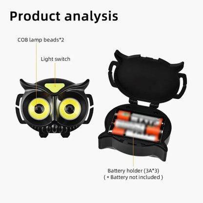Lampe frontale à LED en Forme de Hibou WT209 – مصباح رأس على شكل بومة تنزوت