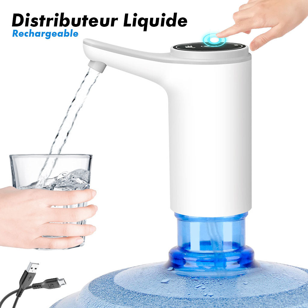 Distributeur de bouteilles d’eau Rechargeable USB Distributeur Automatique - تنزوت