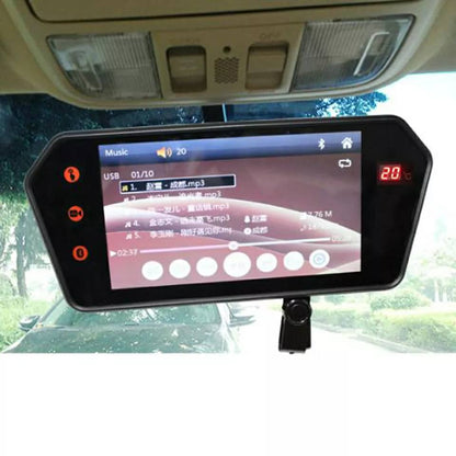 Rétroviseur de voiture écran LCD 7 pouces bluetooth, température - تنزوت