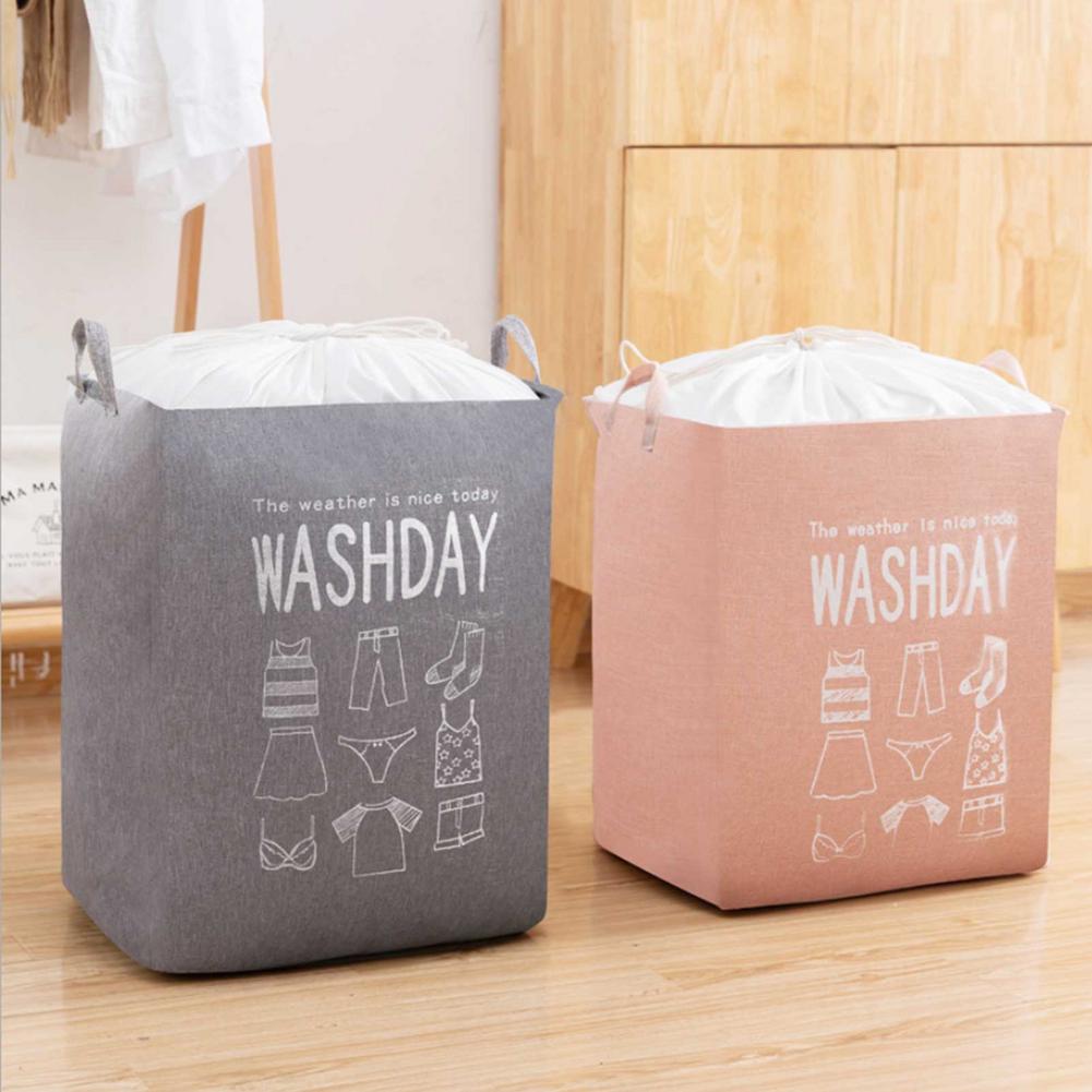 Panier à linge de grande capacité pliable pour vêtements couette, vêtements sales pour salle de bain moderne تنزوت
