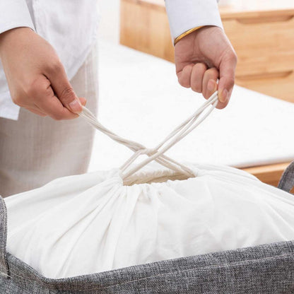 Panier à linge de grande capacité pliable pour vêtements couette, vêtements sales pour salle de bain moderne تنزوت