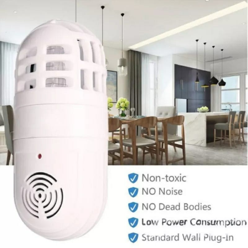 Répulsif antiparasitaire ultrasonique 2en1 et zapper d’insectes تنزوت