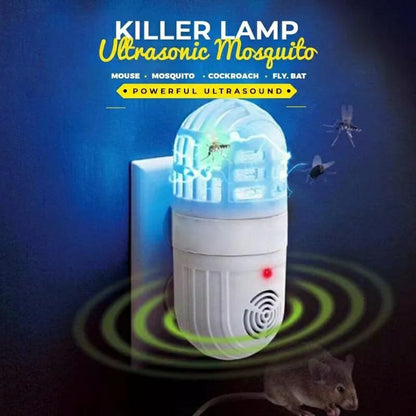 Répulsif antiparasitaire ultrasonique 2en1 et zapper d’insectes تنزوت