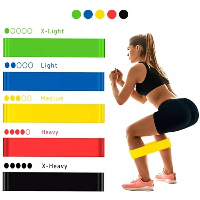 Bande 5Pcs de résistance élastique extensible pour l’entraînement تنزوت