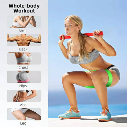 Bande 5Pcs de résistance élastique extensible pour l’entraînement تنزوت