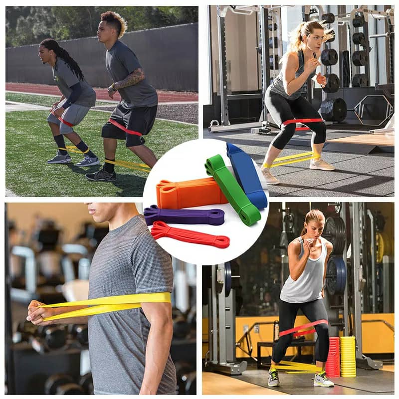 Bande 5Pcs de résistance élastique extensible pour l’entraînement تنزوت