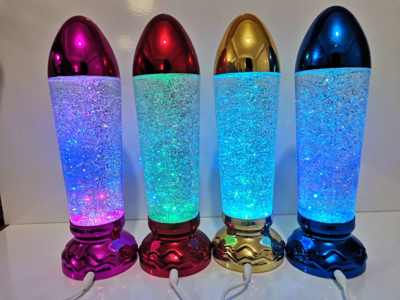 Lampe LED flocon de neige magique rotatif RGB - تنزوت