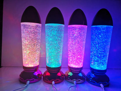 Lampe LED flocon de neige magique rotatif RGB - تنزوت