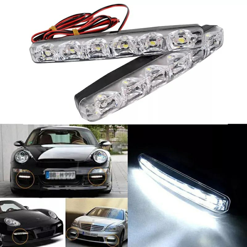 Feux de jour anti-brouillard Standard pour voiture 2 pcs ,10 led - تنزوت