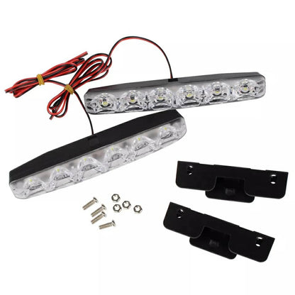 Feux de jour anti-brouillard Standard pour voiture 2 pcs ,10 led - تنزوت