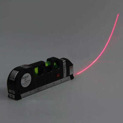 Niveau Laser 4en1 Fixit Level pro 3 Outil de musure Polyvalent Ruban De 8 Pieds تنزوت