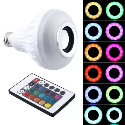 Ampoule Bluetooth Avec Haut-Parleur Rgb Télécommande SansFil - تنزوت