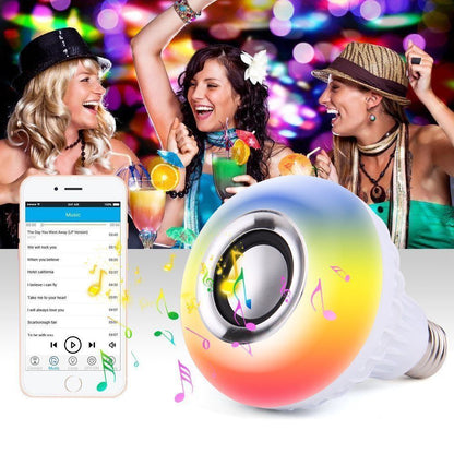 Ampoule Bluetooth Avec Haut-Parleur Rgb Télécommande SansFil - تنزوت