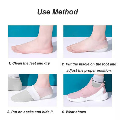 Talon en silicone pour augmenter la hauteur – Unisexe تنزوت