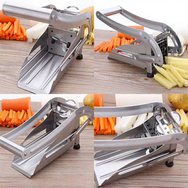 Coupe-frites manuel en acier inoxydable تنزوت
