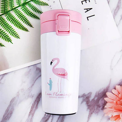 Flamingo Thermos pour tasses à café de 380ML en acier inoxydable تنزوت