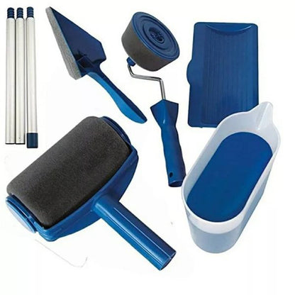 Set of 8 multifunctional wall paint roller tools by تنزوت, includes various rollers for home painting projects.