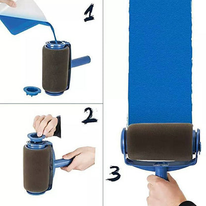 Set of 8 multifunctional wall paint roller tools by تنزوت, includes various rollers for home painting projects.