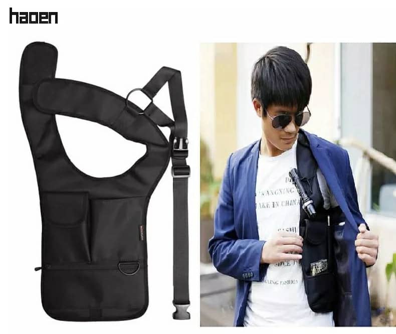 Sacoche sous-bras Anti-vol Multi-Poche Design Élégant Pour Voyage Quotidien تنزوت
