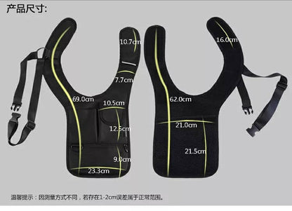 Sacoche sous-bras Anti-vol Multi-Poche Design Élégant Pour Voyage Quotidien تنزوت