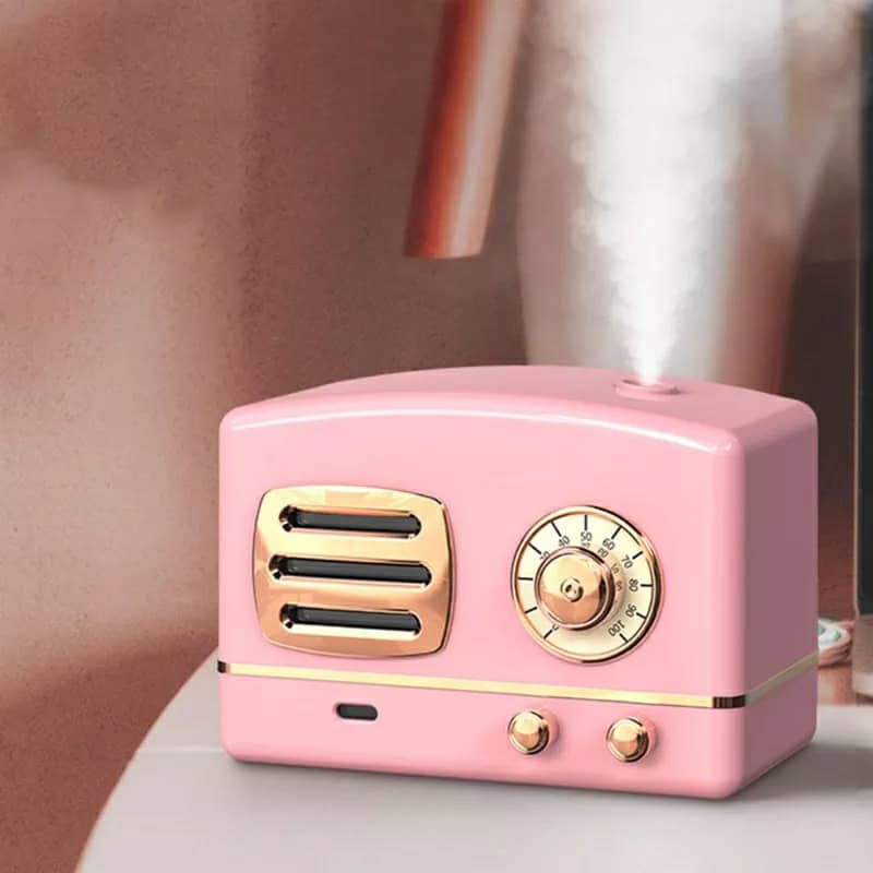 Humidificateur d'air Portable en forme Radio vintage تنزوت