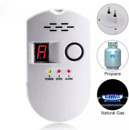 détecteur de fuite de gaz alarme avec affichage numérique تنزوت